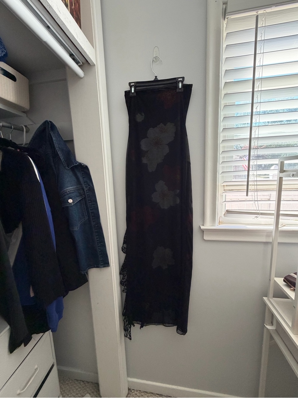 Tiger Mist Black Floral Maxi Dress